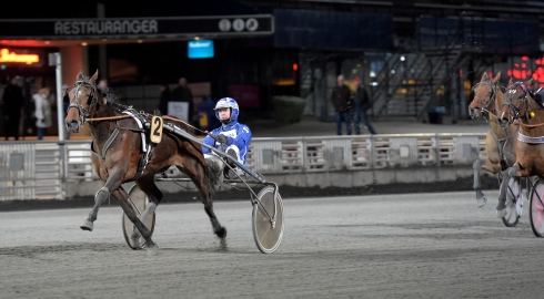 Amazingsurpriseno skrällde i V86-4. Foto av Lars Jakobsson TR Bild